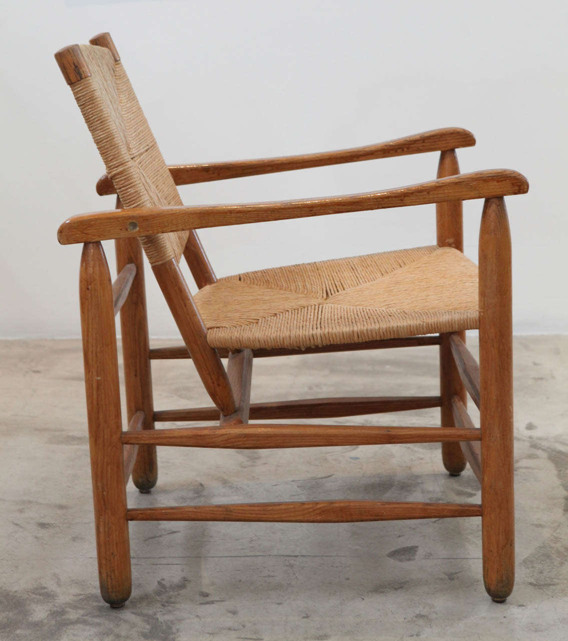 Charlotte Perriand Armchair, Model No. 21, France 1935 In Excellent Condition In Los Angeles, CA